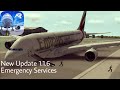 RFS Real Flight Simulator | New Update 1.1.6 Emergency Services And Emergency Landing