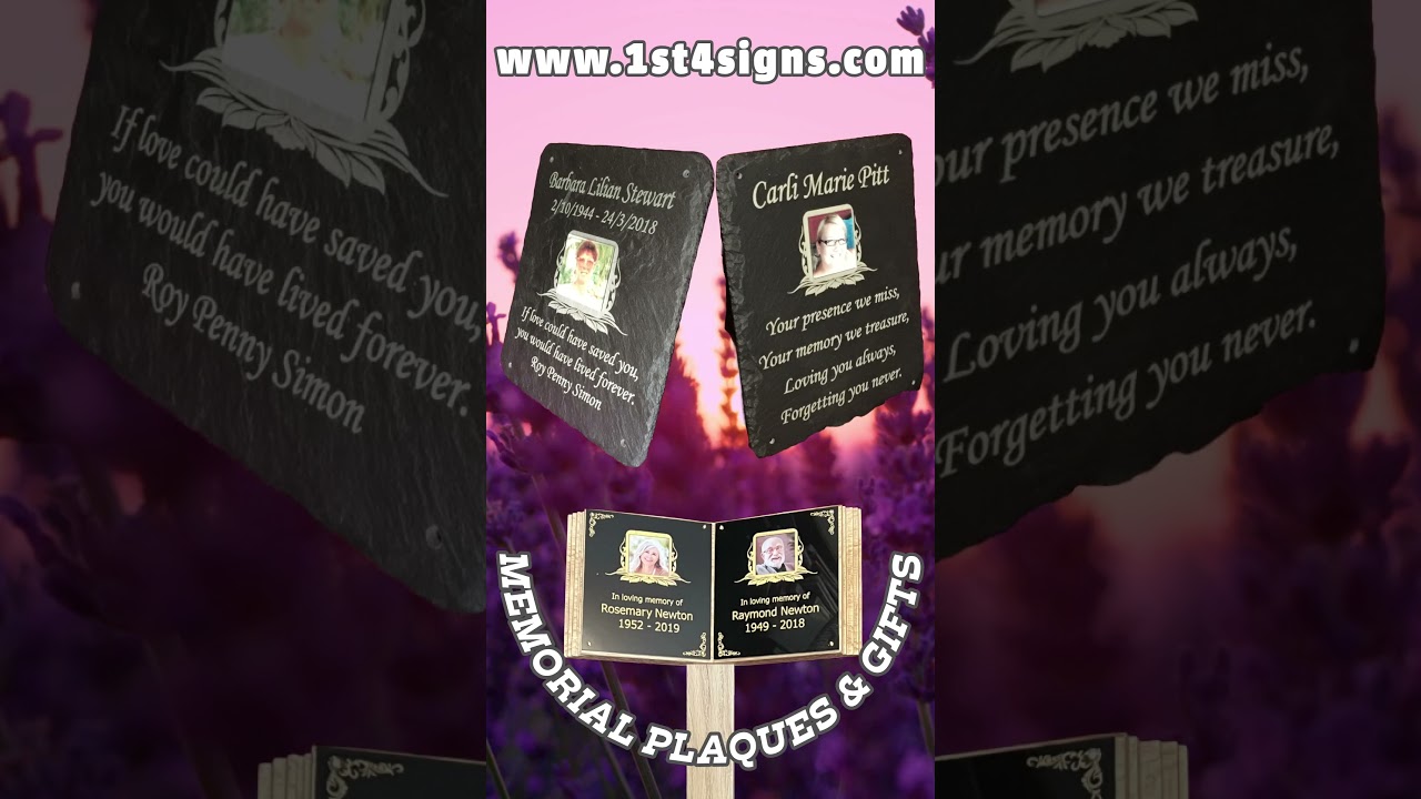 Personalised Memorials by 1st 4 Signs
