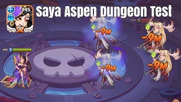 IdleHeroes: SAJA Quick Aspen Dungeon Testing