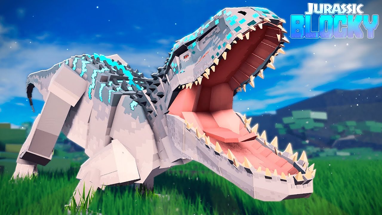 FINALMENTE CONSEGUI A INDOMINUS REX! O DIA CHEGOU!! | ROBLOX Jurassic Blocky