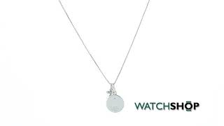 D For Diamond Childrens Sterling Silver Dummy Charm Necklace (P4446)