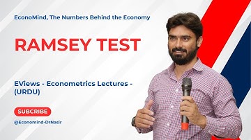 Ramsey test | Eviews | Structural break | Data | Time Series | Policy Change