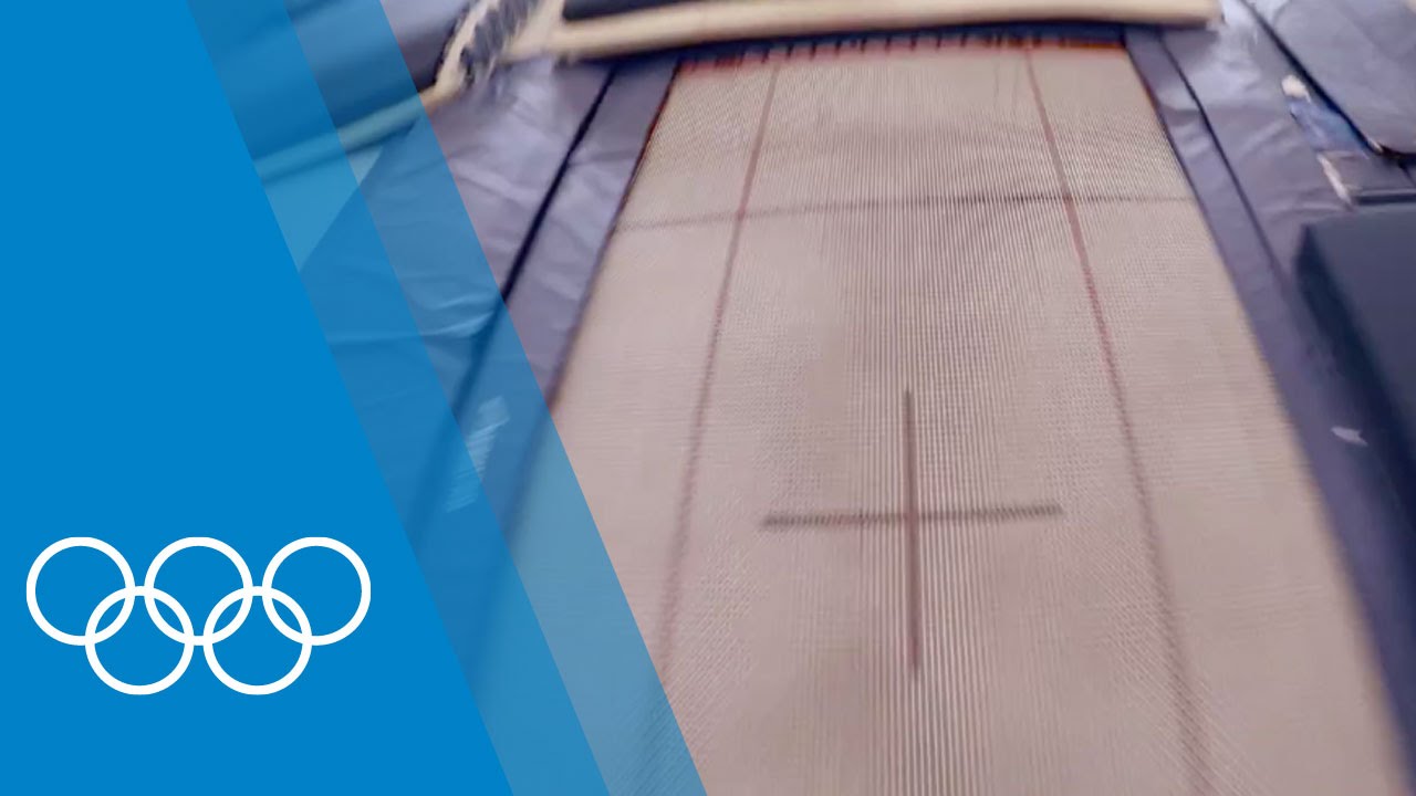 POV Trampoline routine with Karen Cockburn