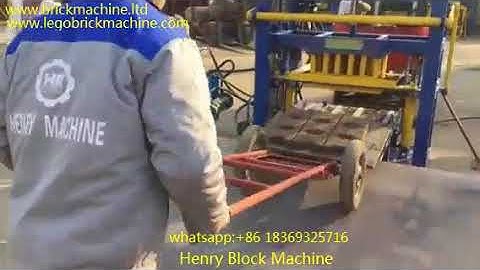 QT4-30 diesel engine block making machine producing pavers