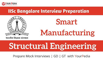 IISc Bangalore Mock Interview | Smart Manufacturing | Structural Engineering Interview Questions