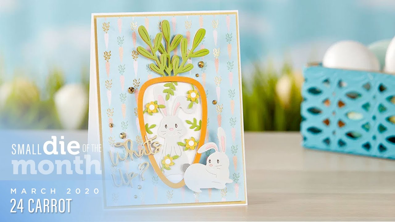 Spellbinders March 2020 Small Die Of The Month - 24 Carrot