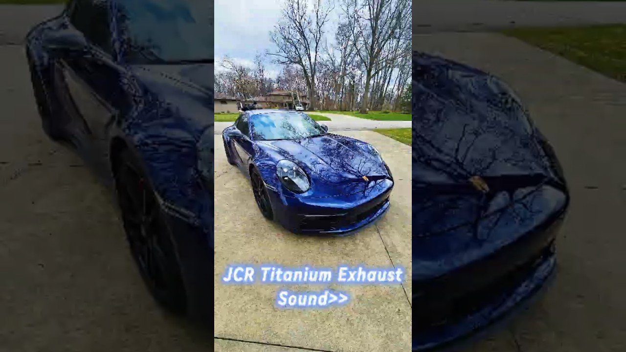 Porsche 911 992 GTS JCR Titanium Exhaust w/ Sport Cats | Drive By