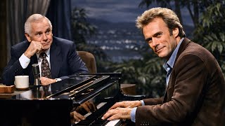 Johnny Carson Told Clint Eastwood To Play The Piano As A Joke Minutes Later, Carson Was Crying