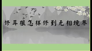 修耳根怎样修到无相境界（修证系列 法门类：耳根圆通）