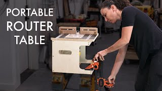 Benchtop Router Table for the 6in1 Trim Router Jig