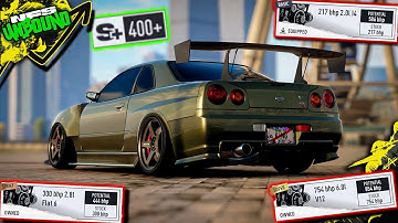 Best Engine Swap for S+ Tier | Nissan Skyline R34 GT-R V-Spec | Need For Speed Unbound