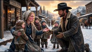 She Begged for Food in the Snow to Save Her Children—Then a Cowboy Made a Promise He'd Never Break