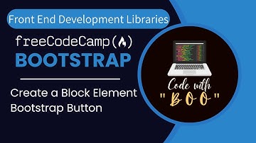 Create a Block Element Bootstrap Button| Bootstrap 5| Front End Development Libraries| @freecodecamp