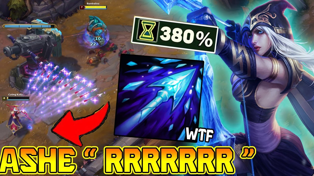 URF 2025: ASHE FULL AP – R LIÊN TỤC, TEAM ĐỊCH BỊ CHOÁNG ĐẾN PHÁT KHÓC!