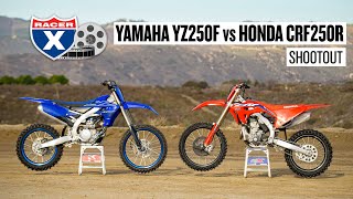 2022 Honda CRF250R vs. Yamaha YZ250F | Motocross Bike Shootout