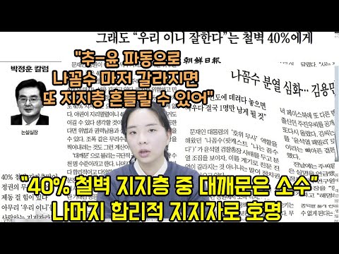 조선일보 나꼼수 분열맞자 ‘우리 이니’들에게 보낸 칼럼 의도는?