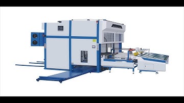 Automatic Flip flop pallet stacker/paper pile stacking machine