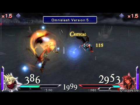Dissidia 012 Online: Cloud vs Squall