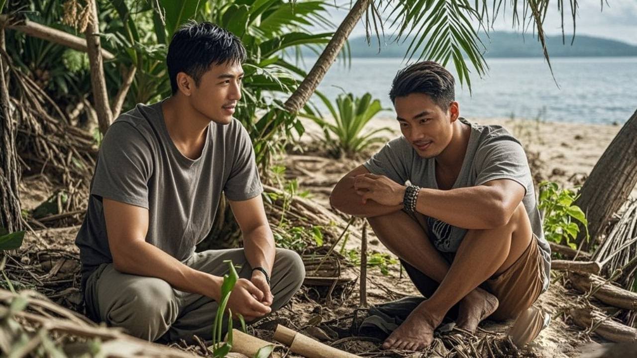 馬魯古群島生存合集，搭建庇護所後前往海底尋找食物，而大頭在岸上居然把野豬烤了！太過分了！【探索兄弟】