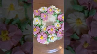 Floral Cake Buttercream Flower Vanilla Cake