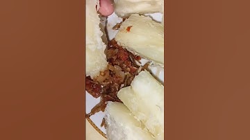 singkong rebus teri sambal mentah