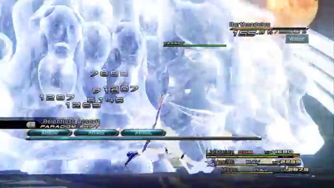 Final Fantasy XIII PC Mod Failed Lightning/Serah Model Swap (In Battle)