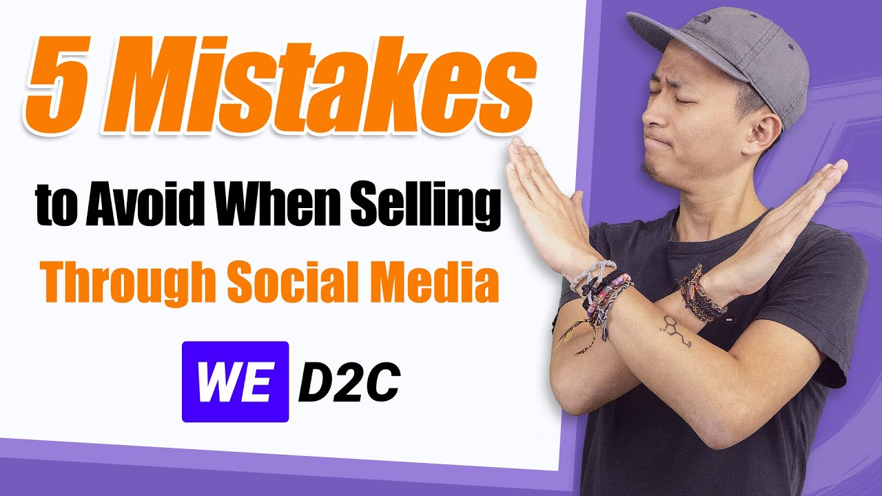 5 Mistakes to Avoid When Selling through Social Media - YouTube