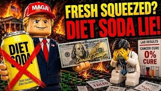 The Secret Behind Trump’s Favorite Soda 🎧 | Diet Soda Won’t Save You [LEGO RAP STORY]