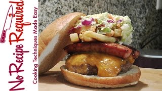 Cleveland Browns Polish Boy Burger - NFL Burgers - NoRecipeRequired.com