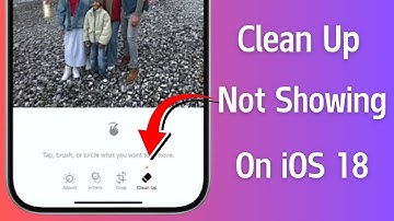 How to Fix Clean Up not Showing in iPhone iOS 18
