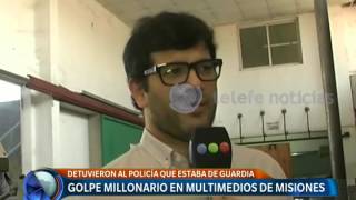 Robo en un multimedio de Misiones - Telefe Noticias