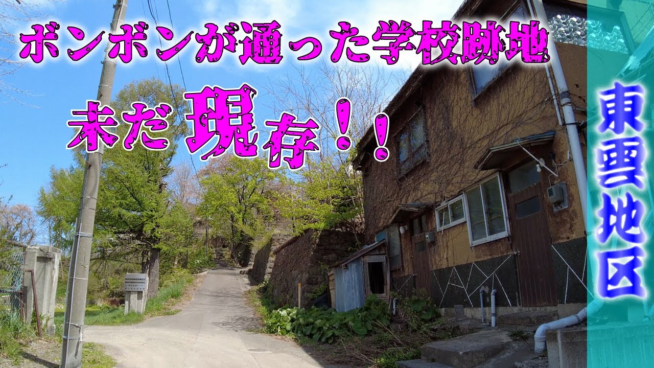 桜舞い散る外人坂から旧堺小までパトロール！「 進まばや 我が学舎は 丘の上 」