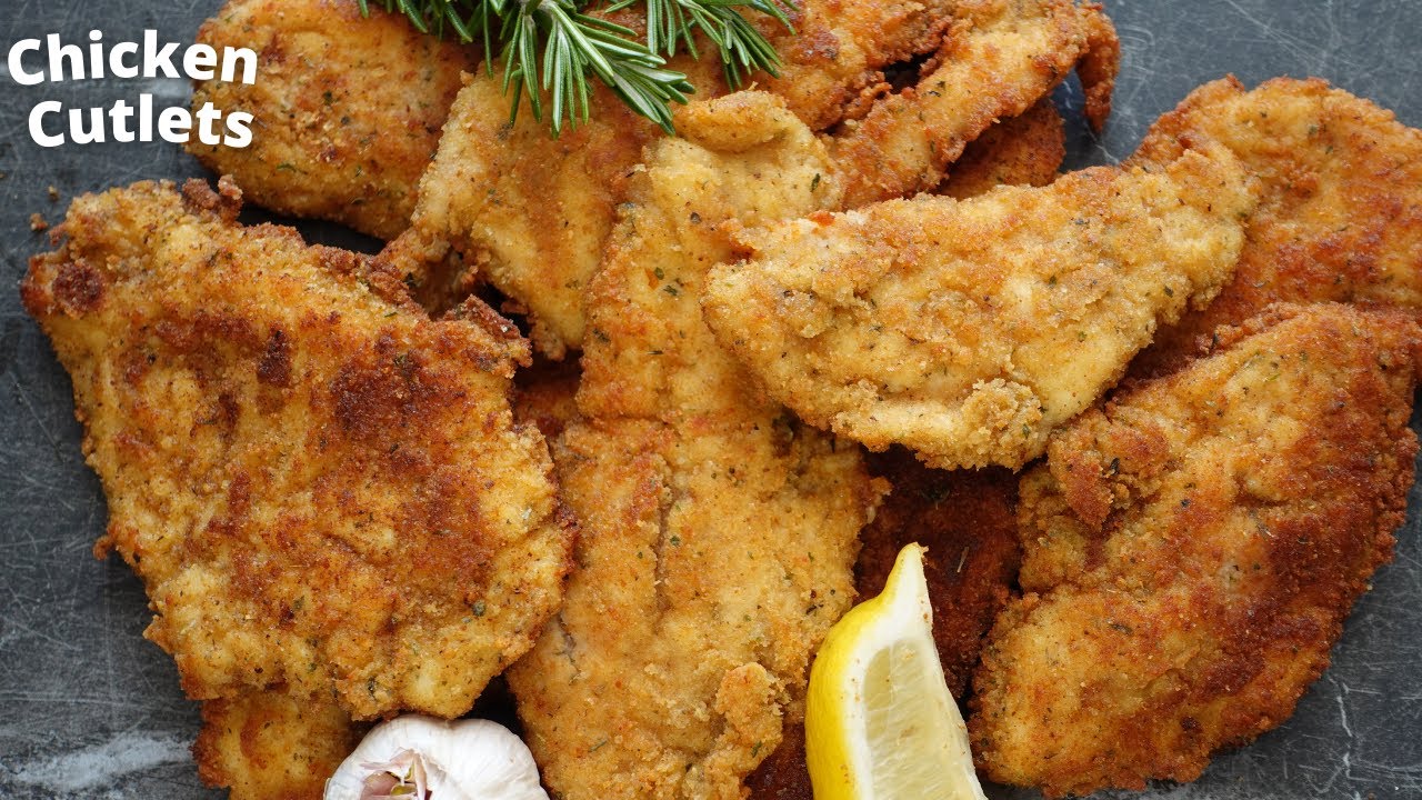 Perfect Chicken Cutlets (Milanese) YouTube