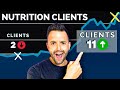 The strategy that landed my first 100 nutrition clients