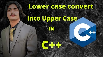 How to Change a Lower case into Upper case in C++.