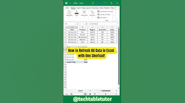Refresh All Data in Excel with One Shortcut! #excel #excelshorts #shorts