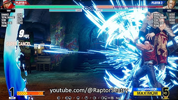 KOF XV New Patch 2.42 Terry TOD 100% Triple Power Geyser Combo (Counter Hit j.CD Only, NO Blue Max)