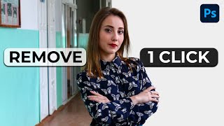 Remove background just in 1 CLICK! Photoshop Tutorial