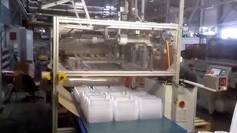 Robotic stacker for GN, HSC and other thermoforming machine