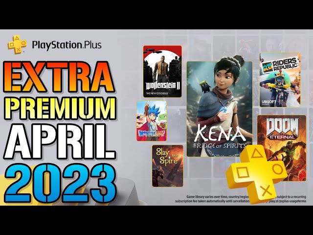 PS Plus APRIL 2023 Free PS4/PS5 Games REVEALED! (PlayStation Plus PS+ April  2023) 