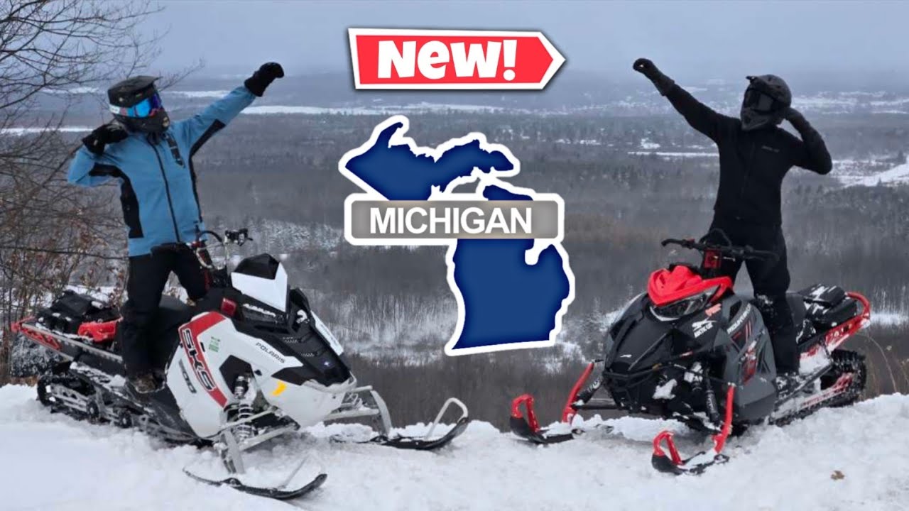 I Took My New Sled To Michigan!