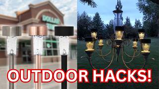 Dollar Tree DIY Solar Light Hacks for Your Yard!