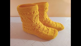Плетени Чорапи #93 - (knitted socks) (вязаные носки) (örme çorap)  (calcetines de punto) - YouTube