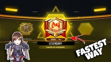 How to reach legendary FASTER | Battle Royal | Alcatraz Tips and tricks | cod mobile codm #foxcodm