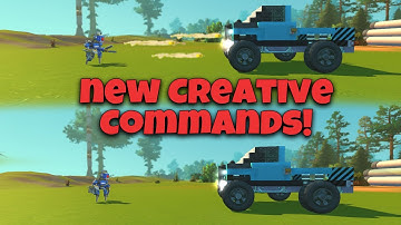 New Creative Commands update Scrap Mechanic