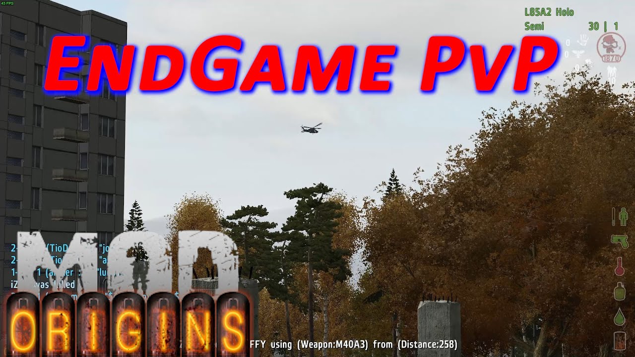 Dayz Origins EndGame PvP #14 (16.12.2020) Dubovo - neeko, andy, shokk, ReJlaX