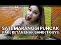 MAKAN SATE MARANGGI PAKE KETAN DI PUNCAK BOGOR