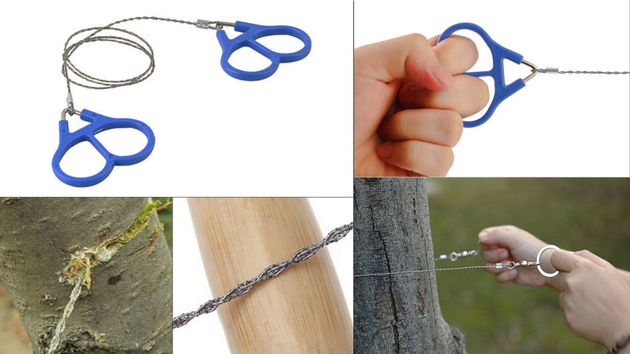 Flexible Outdoor Camping Wire Saw Unboxing and Review YouTube