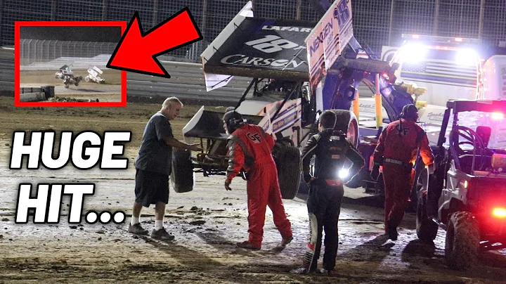 HUGE HIT At The I-70 Motorsports Park at 100+ MPH....