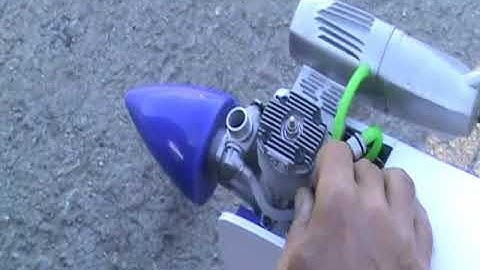 RC Glow Engine Break in RC nitro motor rodajı (Os 46 Ax)